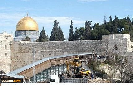 الصهاینة بدأوا هدم اجزاء من المسجد الاقصى