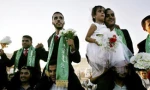 Hamas stages mass wedding in Gaza