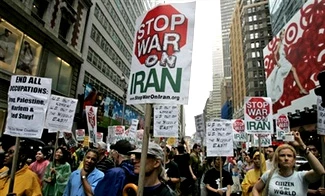 Anti-war rally near White House