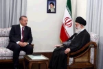 وجهة نظر الامام الخامنئی تجاه المواقف الترکیة المعادیة للکیان الصهیونی