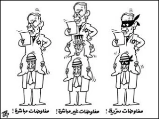 مفاوضات سریة ومباشرة وغیر مباشرة