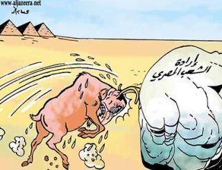 صخرة ارادة الشعب المصری