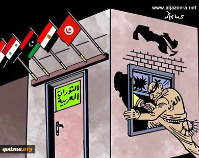 الثورات العربیة والباب الخلفی