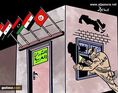الثورات العربیة والباب الخلفی