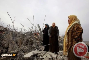 خانه های ویران فلسطینیان