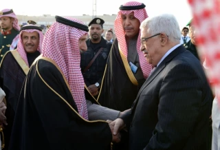 سفرهمزمان ابومازن وجان کری