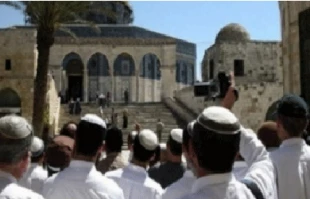 مخالفت گسترده فلسطینیان با برگزاری مراسم مذهبی یهودیان در مسجد الاقصی