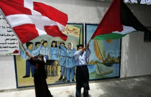 دیدار یک گروه دانمارکی از فلسطین
