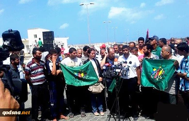 Gaza fishermen protest Israel blockade