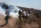 حمله صهیونیستها به تظاهرکنندگان و خبرنگاران فلسطینی