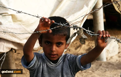 حکایت آوارگی کودکان فلسطینی