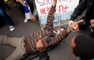 200 Ethiopians protest against Israeli policies