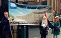 Irish activists protest CRH role in Israel’s apartheid wall
