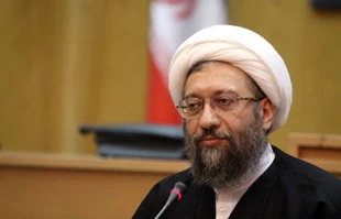 Larijani criticizes powers' double standard towards HR