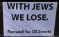 US Senate candidate runs anti-Israeli campaign