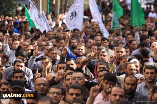 Large Gaza march in support of Aqsa Mosque