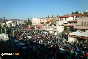 Thousands march in support of al-Aqsa in Palestine 48