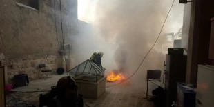 Violent clashes, fire rock Muslims’ al-Aqsa