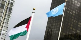 رفع علم فلسطین بمقر الأمم المتحدة