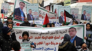 Palestinian hunger-striker can no longer speak