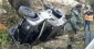 Israeli jeep flips over during clashes north of Ramallah