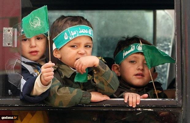 کودکان فلسطینی نوارغزه، مشق مقاومت می کنند