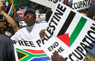 South Africa protest denounce Israeli abuses