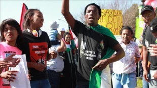 South Africa protest denounce Israeli abuses