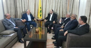 دیدار هیئت حماس و حزب الله در لبنان