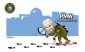 PA posts cartoon featuring blood-soaked Netanyahu