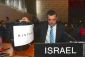 Israeli ambs throws UNESCO resolution into trash bin