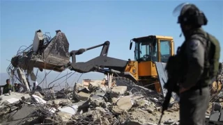تخریب خانه یک شهید فلسطینی در کرانه باختری