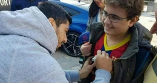سوارز آرزوی کودک فلسطینی را برآورده کرد
