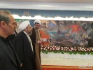 بازدید آملی لاریجانی از نمایشگاه عکس و نقاشی در حاشیه ششمین کنفرانس انتفاضه  4
