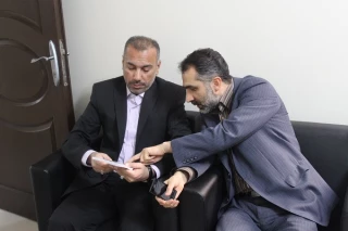 Senior Iraqi politician inspects Qodsna office