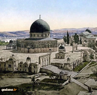 مسجدالاقصی در سال 1880