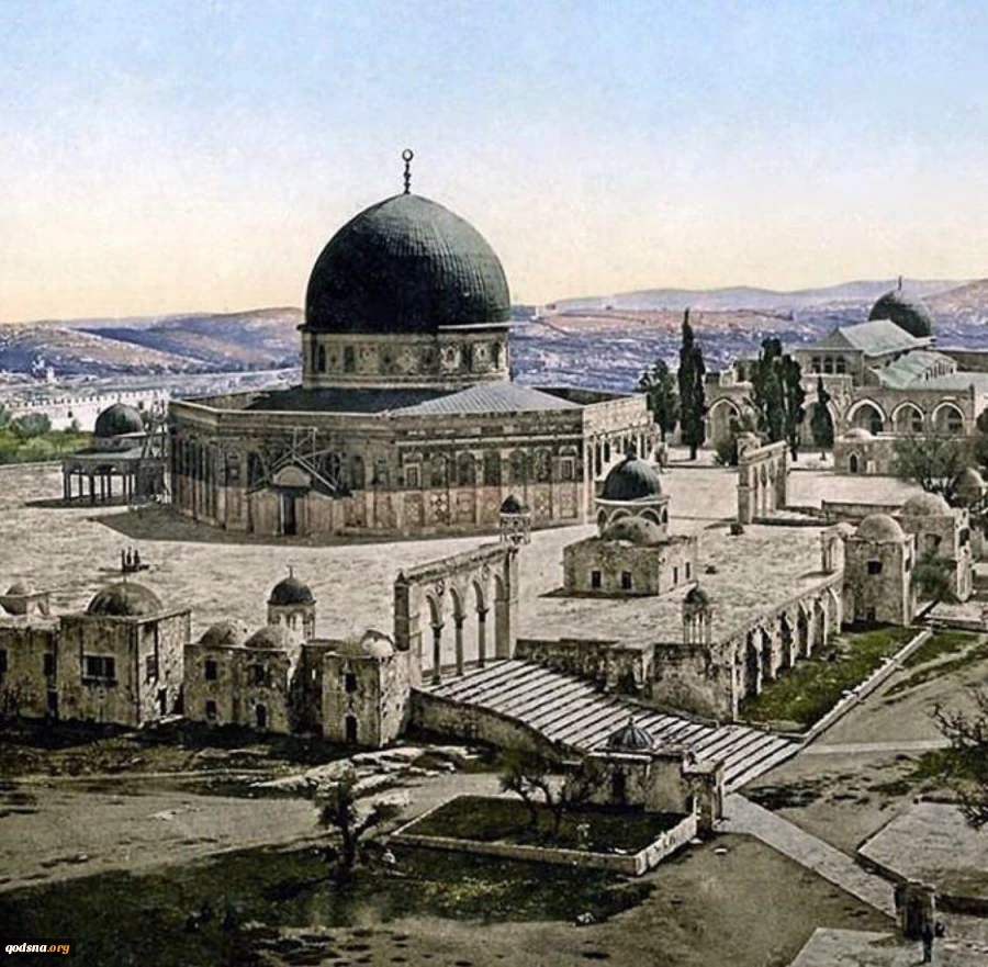 برگی از تاریخ؛ مسجدالاقصی در سال 1880 2