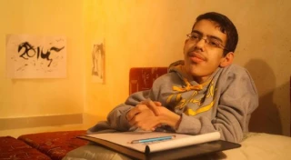 هنرمند فلسطینی معلولیت را با آرزوهای خود به چالش کشید