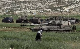 رزمایش ارتش رژیم صهیونیستی در مزارع فلسطینی‌ها در کرانه باختری 4