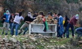 درگیری جوانان فلسطینی با نظامیان صهیونیست در برابر زندان عوفر  5