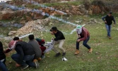 درگیری جوانان فلسطینی با نظامیان صهیونیست در برابر زندان عوفر  3