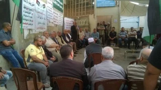 اعلام همبستگی آوارگان با اسرای فلسطینی