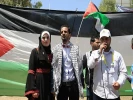 آغاز زندگی مشترک زوج اهل غزه در خیمه همبستگی با اسرا 2
