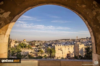 مسجدالاقصی از نمایی دور دست