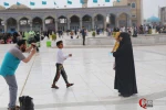 استقبال گسترده از کمپین حمایت از مظلومان و مستضعفان در مسجد جمکران 18