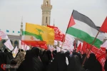 استقبال گسترده از کمپین حمایت از مظلومان و مستضعفان در مسجد جمکران 22
