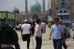استقبال گسترده از کمپین حمایت از مظلومان و مستضعفان در مسجد جمکران 28
