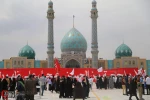 استقبال گسترده از کمپین حمایت از مظلومان و مستضعفان در مسجد جمکران 29