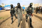 الأذرع العسكرية لفصائل المقاومة الفلسطينية خلال مؤتمر صحفي في غزة

 4