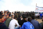 الأذرع العسكرية لفصائل المقاومة الفلسطينية خلال مؤتمر صحفي في غزة

 20